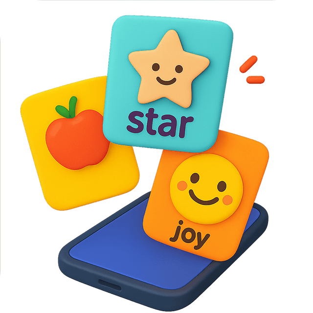Flash cards feature illustration
